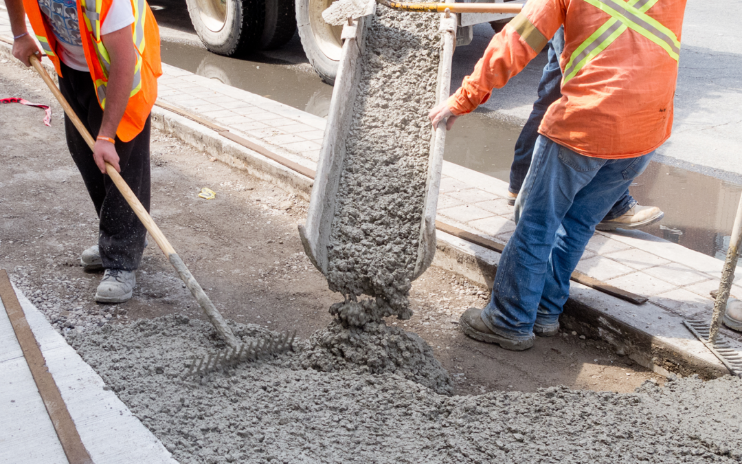 Concrete Pour Schedule for Dec. 22